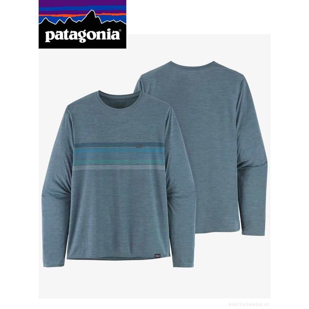NWOT Patagonia Long-Sleeved Capilene Cool Daily Graphic Shirt SKFE sz XS Men's